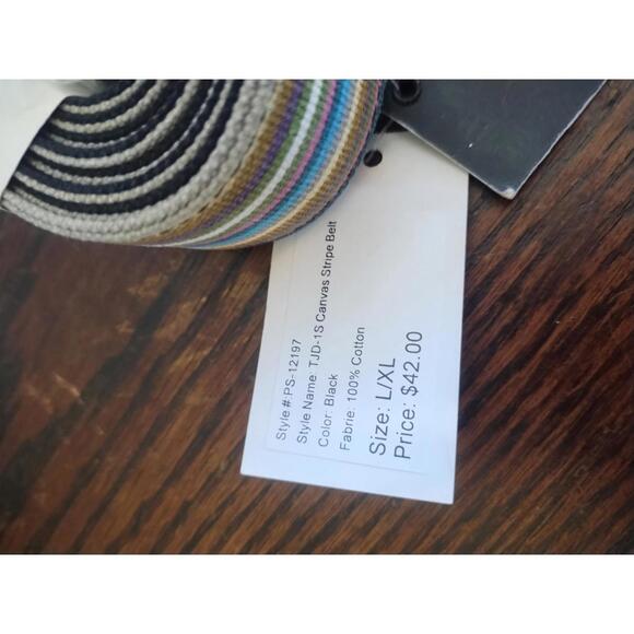 Mens‎ Five Four Club Canvas multicolor Belt size  L/XL 3pcs lot - Picture 4 of 5